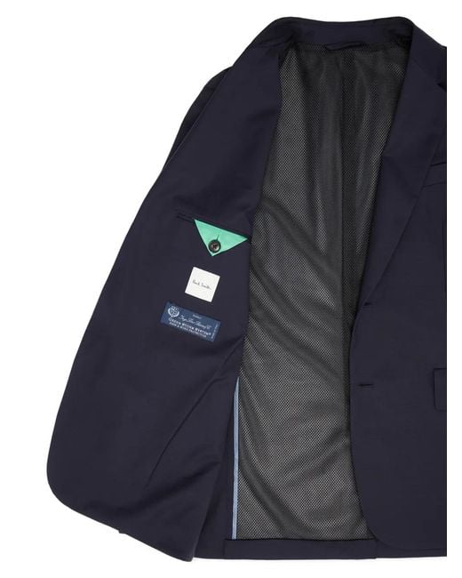 Chaqueta De Lana Con Bolsillo Paul Smith de hombre de color Blue