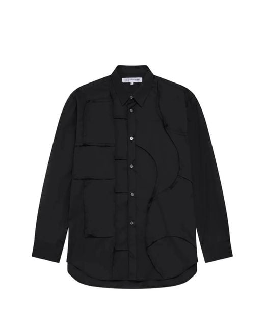 Comme des Garçons メンズ ブラック ボタン シャツ 【公式通販】