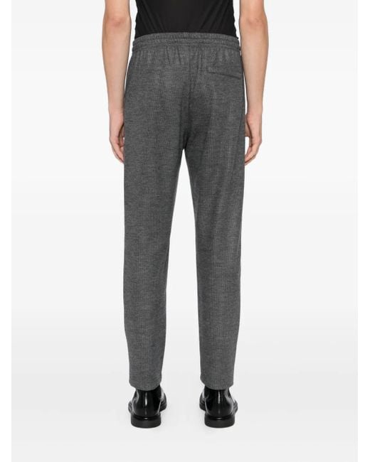 メンズ Harris Wharf London Drawstring Wool Trousers Gray