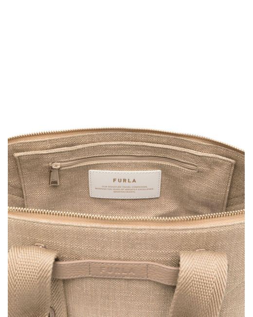 Furla Natural Giove Edra M Tote Bag