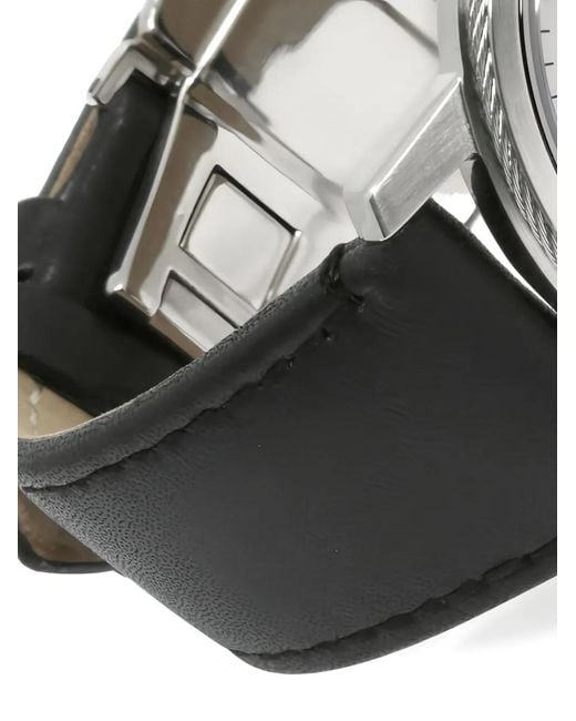 Charriol White Celtic Legacy Leather-Strap 40Mm for men
