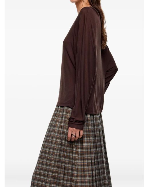 Bimba Y Lola Purple Long-Sleeve Top