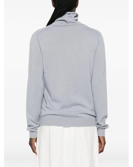 Peserico Gray Long-Sleeves Sweater