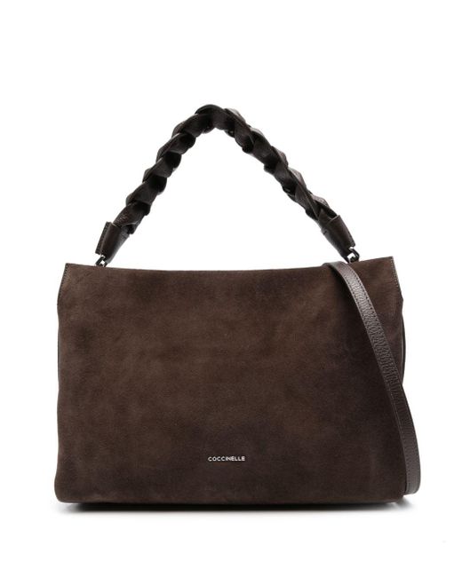 Coccinelle Boheme ハンドバッグ M Brown