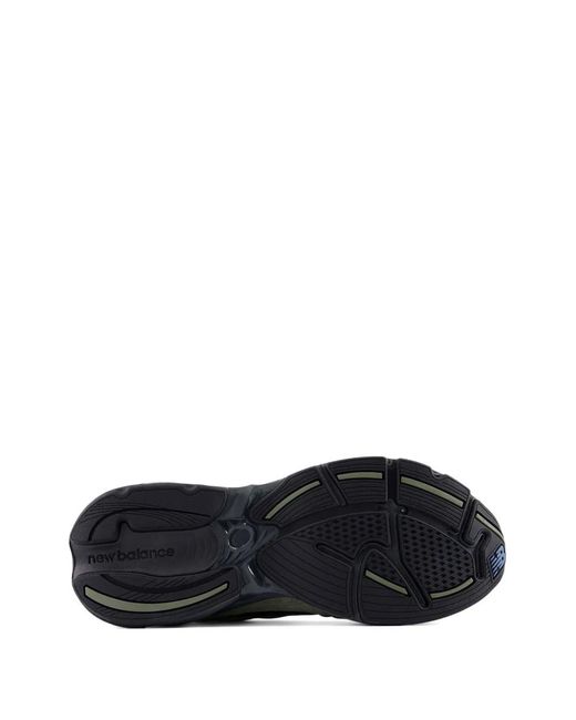 New Balance Gray 2010 Logo-Patch Sneakers for men