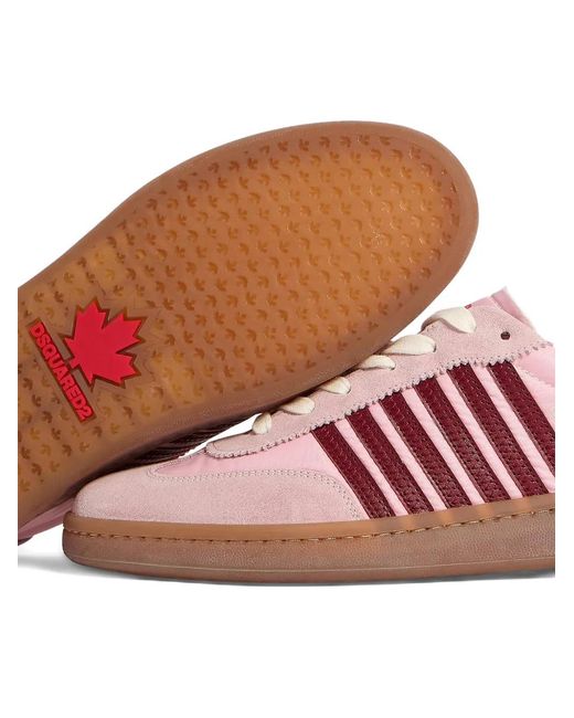 DSquared² Boxer Sneakers in Pink für Herren