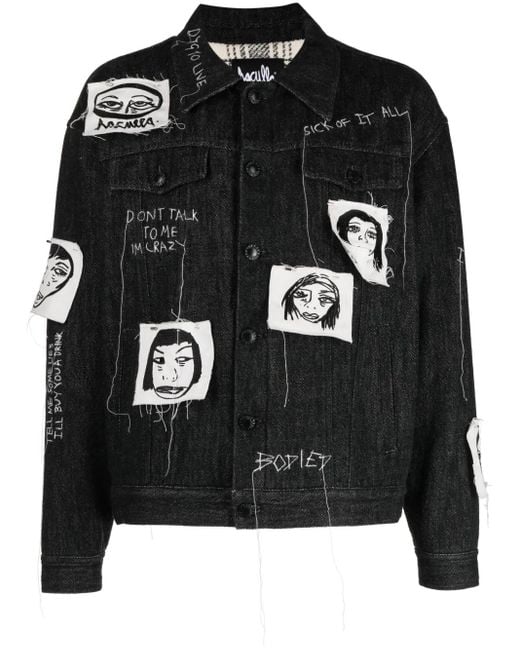 Haculla Denim Jack in het Black voor heren