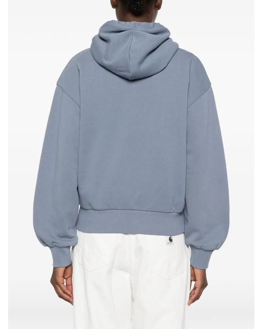 Carhartt Blue Casey Zip-Fastening Hoodie