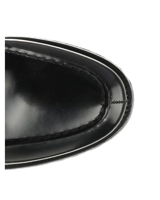 Al Duca D'aosta Black College Loafers for men