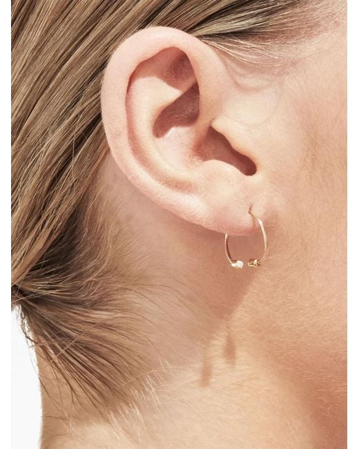 Shihara Metallic 18Kt Twist Round 01 Earring