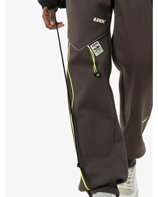 Adererror Gray Grey Drawstring Track Pants for men