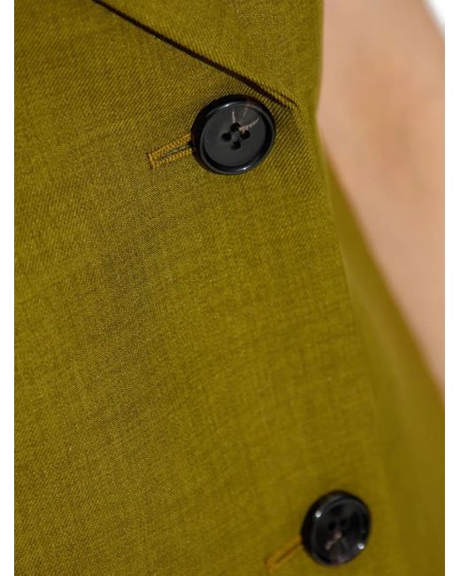 Theory ダブルブレスト ベスト Green