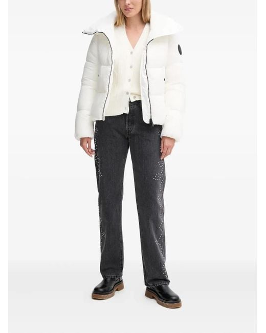 Save The Duck White Isla Padded Jacket