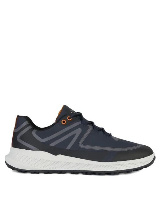 Geox Blue Pg1X Mesh-Panel Sneakers for men