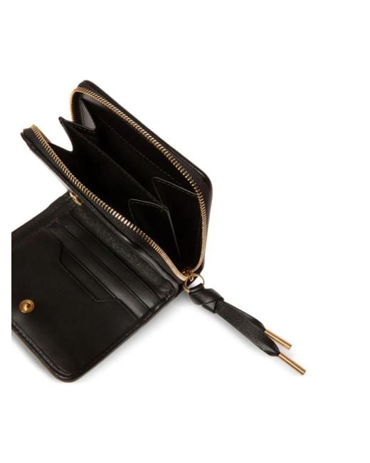 Portefeuille Essential En Cuir À Fermeture Zippée Bally en coloris Black