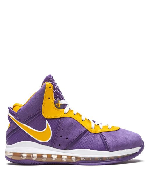 Nike Purple Lebron 8 "Lakers" Sneakers for men