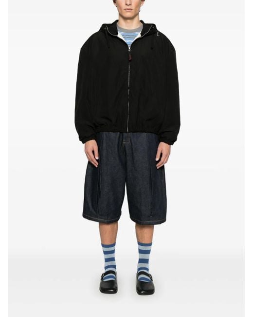 Marni Black Hooded Jacket for men