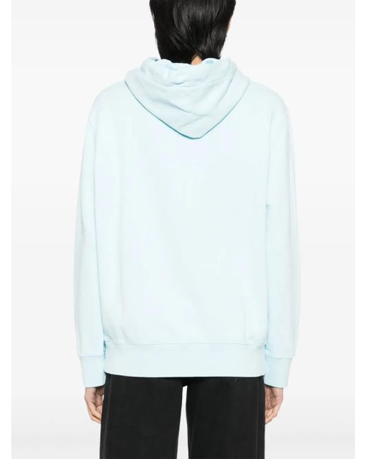 Lanvin ロゴ パーカー Blue
