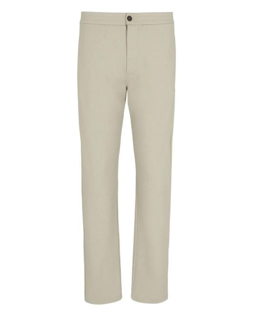 Giorgio Armani Broek Met Knoopsluiting in het Natural voor heren