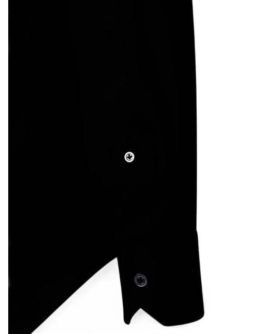 Fray Black Long-Sleeve Shirt for men