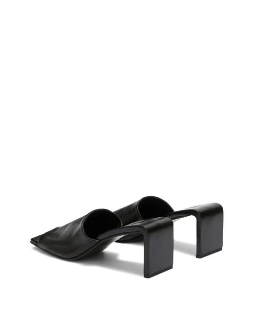 Jil Sander Black Sandals
