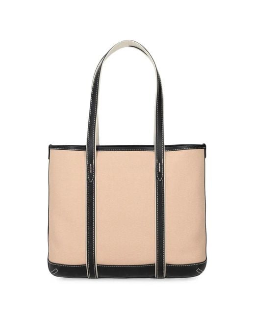 Polo Ralph Lauren Natural Logo-Embroidered Tote Bag