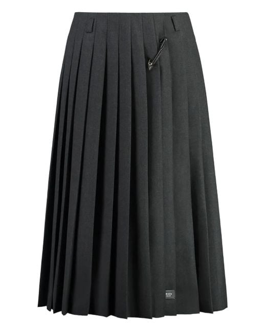 Prada Black Pleated Skirt