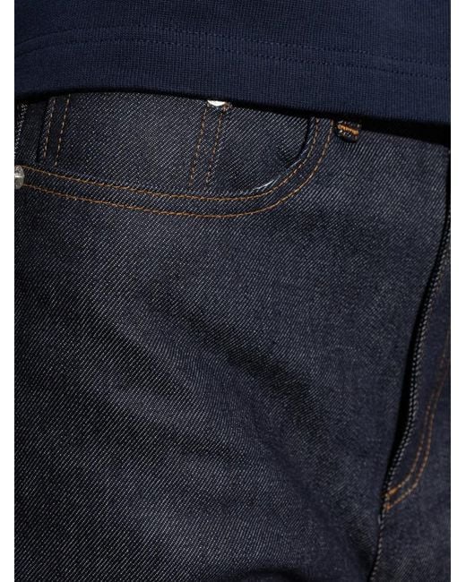 A.P.C. Blue Thelma Jeans Cropped Wide-Leg Jeans