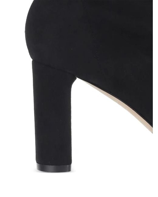 Arteana Black Marcella Suede Pointed-Toe Ankle Boots