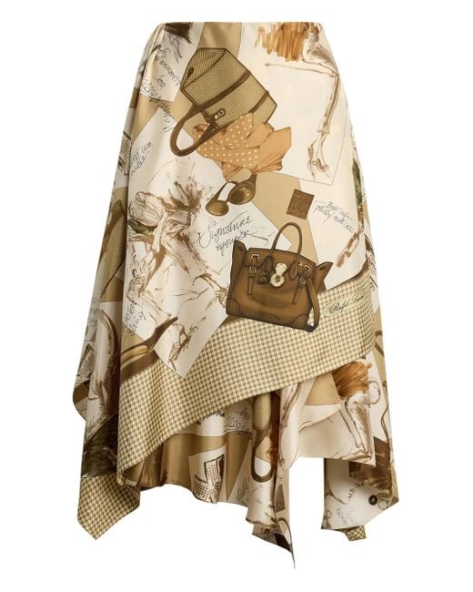 Ralph Lauren Natural Midi Skirts