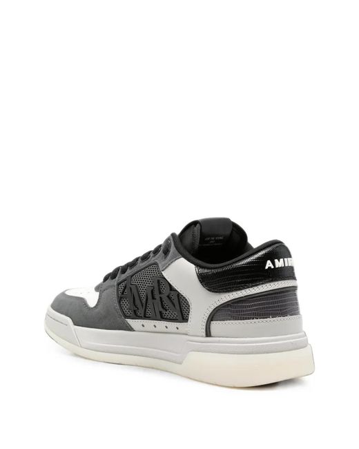 Amiri White Panelled Logo-Patch Sneakers for men