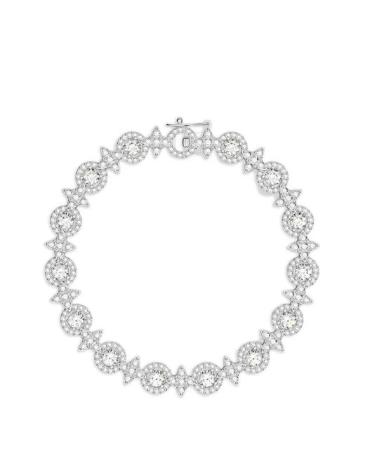 Apm Monaco White Météorites Crystal-Embellished Bracelet