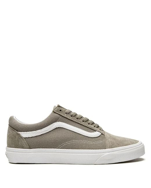 Vans Gray Textured Old Skool Sneakers