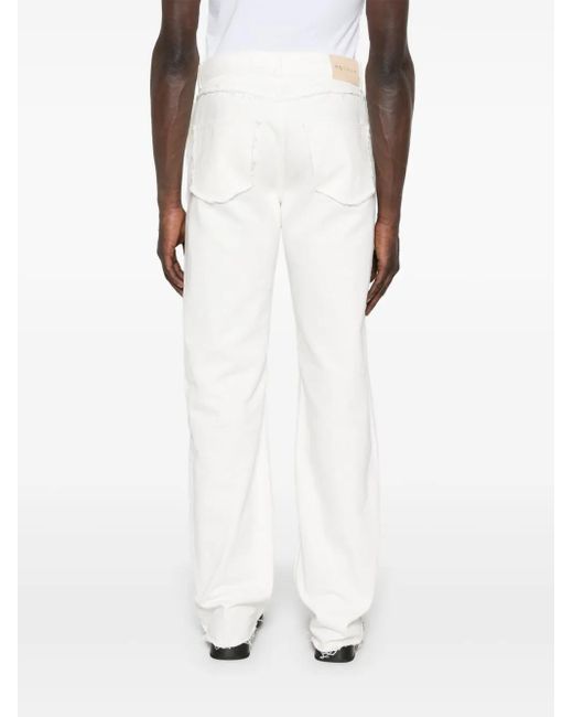 McQueen White Jeans for men