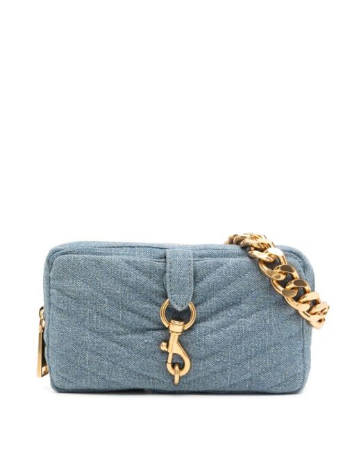 Rebecca Minkoff Blue Edie Quilted Belt Bag