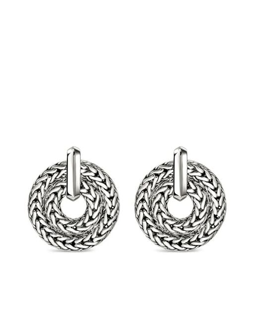 Orecchini Icon Link di John Hardy in White