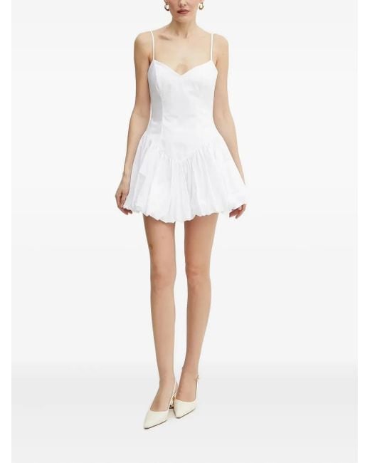 Abito Corto di Bardot in White