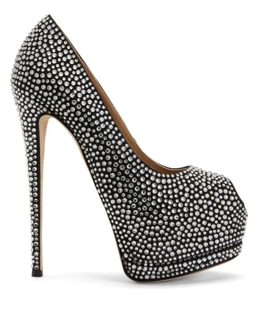 Giuseppe Zanotti Black 140Mm Sharon Pumps