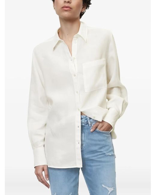 Marc O' Polo White Button-Up Shirt