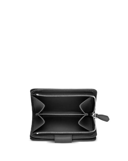 Prada Black Small Saffiano-Leather Wallet
