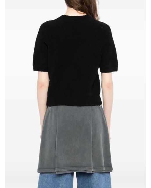 Alexander Wang Black Short Sleeve Top