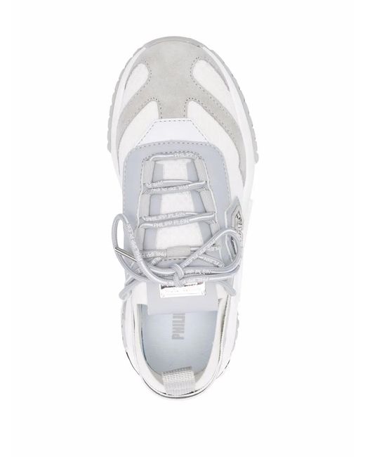 Philipp Plein White Trainer Sneakers Predator