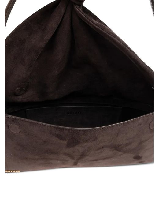 ROTATE BIRGER CHRISTENSEN Black Knot Handle Tote Bag