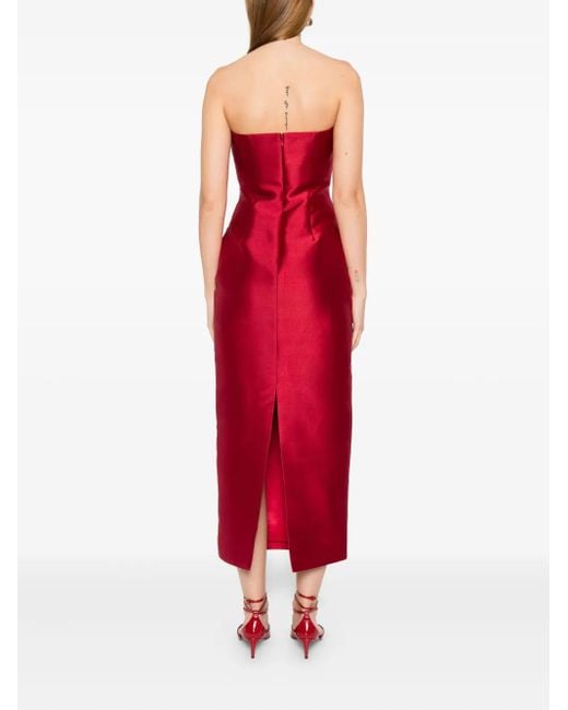 Solace London Midi-Jurk in het Red