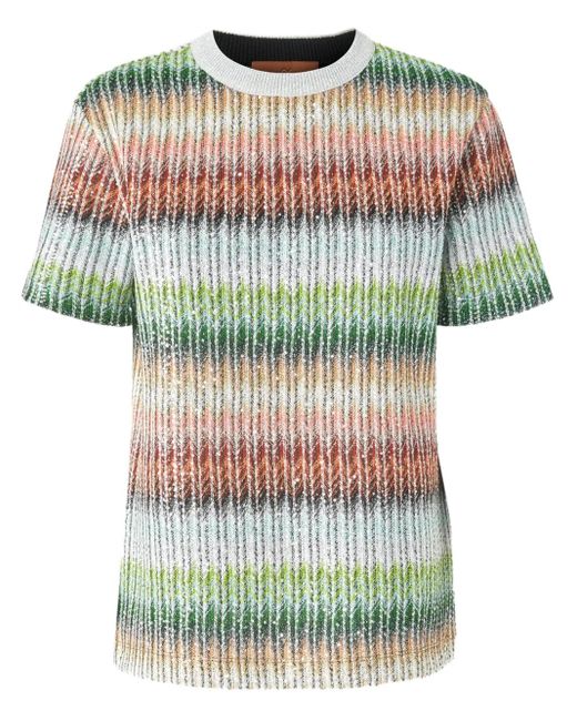 Missoni スパンコール Tシャツ Green