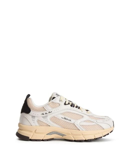 The Mercer Brand White The Re-Run Panelled Sneakers