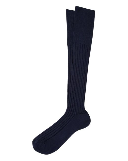 Calcetines de canalé Brunello Cucinelli de hombre de color Blue