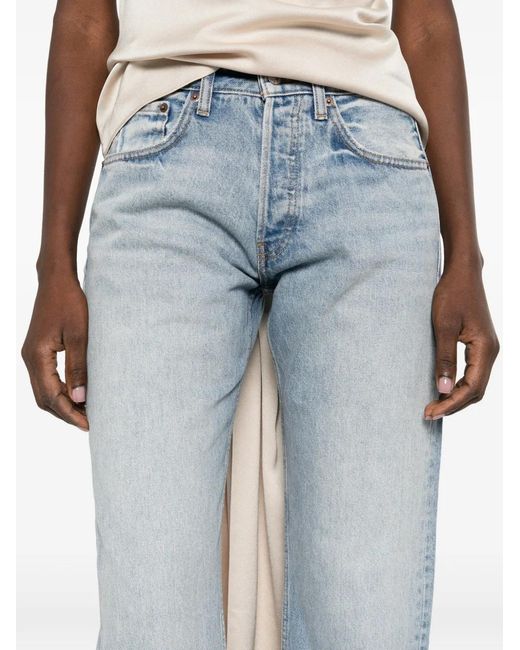 AYA MUSE Blue Straigh-Leg Jeans