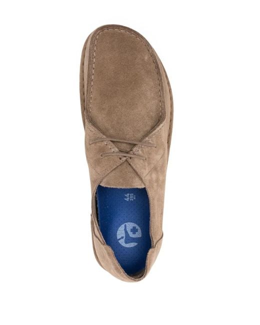 Birkenstock Brown Utti Suede Derby Shoes for men