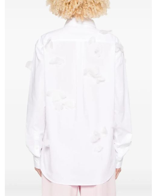 Coperni White Butterfly Shirt